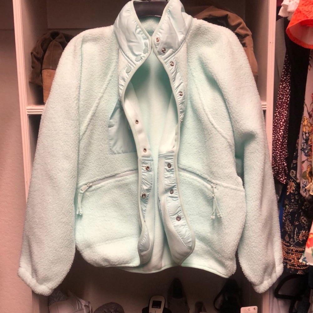 NWT Free People Hit The Slopes Fleece Jacket